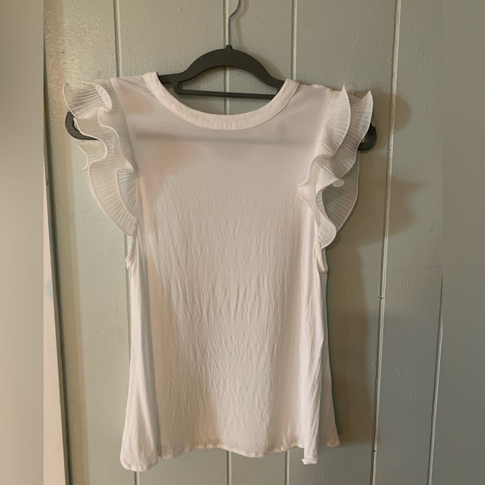 Muche Muchette White Blouse - Size Small